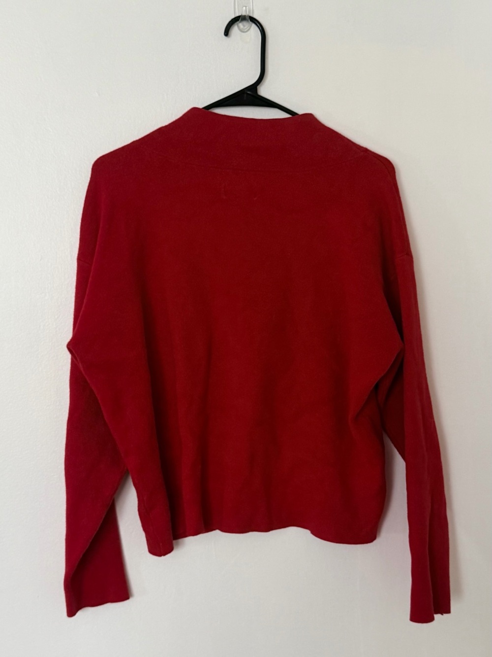 Anthropologie Red Women’s Mockneck Sweater - Picture 2 of 3